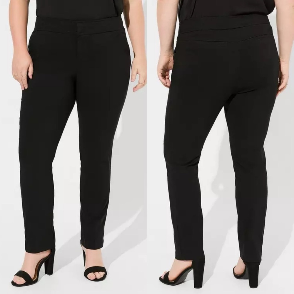 Torrid | Extra Short Trouser Straight Deluxe Stretch Mid-Rise Pants